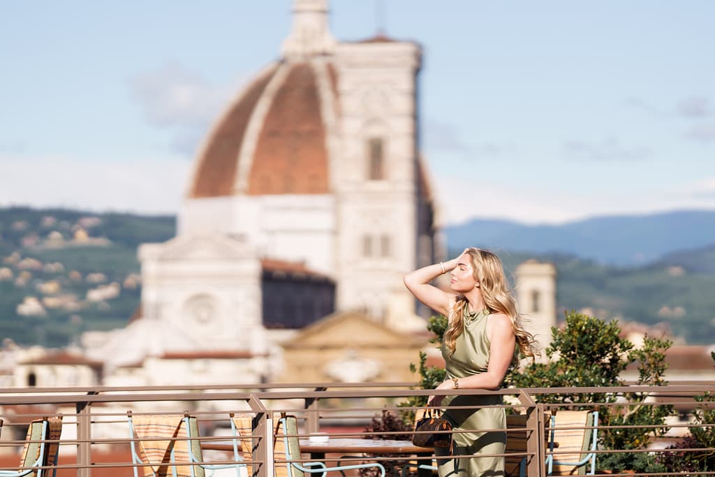 Roof top terrace in Floence
